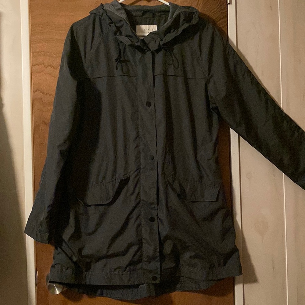 Slightly Worn Medium Long Grey Jacket.